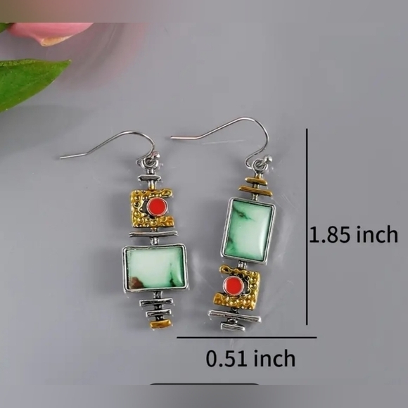 🧿 NWT BOHEMIAN EARRINGS - Picture 2 of 6